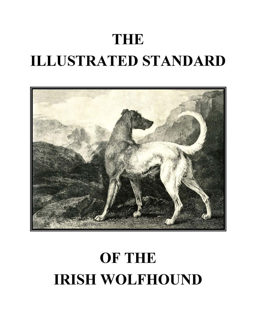 2011 illustrated standard irish wolfhound cover